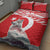 Personalized Gray Wolf Turkey Quilt Bed Set Turkish Mountain - Wonder Print Shop