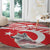 Personalized Gray Wolf Turkey Round Carpet Turkish Mountain