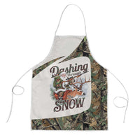 Santa Deer Hunting Christmas Apron Hunting Camouflage Patterns - Wonder Print Shop
