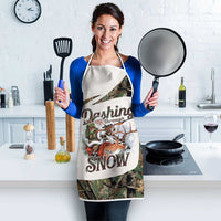 Santa Deer Hunting Christmas Apron Hunting Camouflage Patterns - Wonder Print Shop
