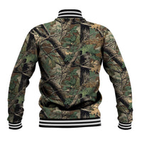 Santa Deer Hunting Christmas Baseball Jacket Hunting Camouflage Patterns - Wonder Print Shop