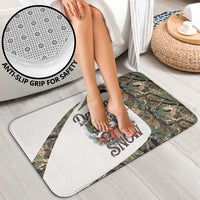 Santa Deer Hunting Christmas Bathroom Set Hunting Camouflage Patterns - Wonder Print Shop