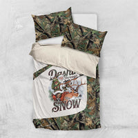 Santa Deer Hunting Christmas Bedding Set Hunting Camouflage Patterns - Wonder Print Shop