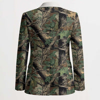 Santa Deer Hunting Christmas Blazer Hunting Camouflage Patterns - Wonder Print Shop