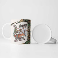 Santa Deer Hunting Christmas Ceramic Mug Hunting Camouflage Patterns - Wonder Print Shop