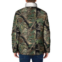Santa Deer Hunting Christmas Padded Jacket Hunting Camouflage Patterns - Wonder Print Shop