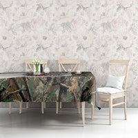 Santa Deer Hunting Christmas Tablecloth Hunting Camouflage Patterns - Wonder Print Shop