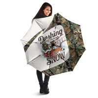 Santa Deer Hunting Christmas Umbrella Hunting Camouflage Patterns - Wonder Print Shop