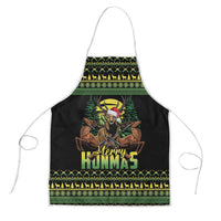Merry Hunmas Apron Hunter Deer Santa Hat - Wonder Print Shop