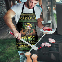 Merry Hunmas Apron Hunter Deer Santa Hat - Wonder Print Shop