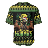 Merry Hunmas Baseball Jersey Hunter Deer Santa Hat - Wonder Print Shop
