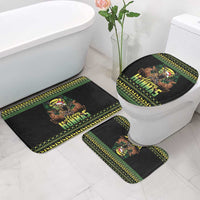 Merry Hunmas Bathroom Set Hunter Deer Santa Hat - Wonder Print Shop