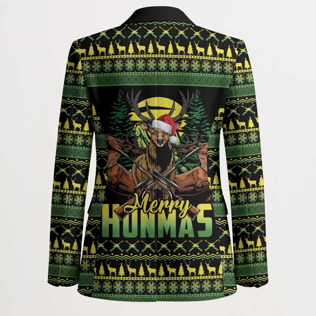 Merry Hunmas Blazer Hunter Deer Santa Hat - Wonder Print Shop
