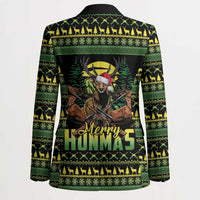 Merry Hunmas Blazer Hunter Deer Santa Hat - Wonder Print Shop