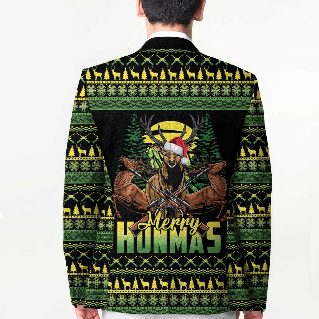 Merry Hunmas Blazer Hunter Deer Santa Hat - Wonder Print Shop