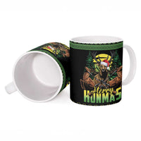 Merry Hunmas Ceramic Mug Hunter Deer Santa Hat - Wonder Print Shop