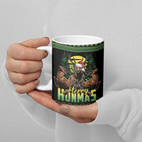Merry Hunmas Ceramic Mug Hunter Deer Santa Hat - Wonder Print Shop