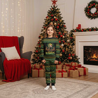 Merry Hunmas Christmas Pajama Set Hunter Deer Santa Hat - Wonder Print Shop