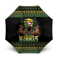 Merry Hunmas Umbrella Hunter Deer Santa Hat - Wonder Print Shop