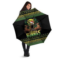 Merry Hunmas Umbrella Hunter Deer Santa Hat - Wonder Print Shop