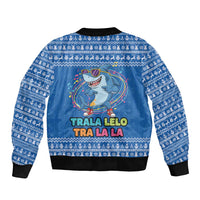 Brainrot Tralalero Tralala Shark Bomber Jacket Christmas Funny - Wonder Print Shop