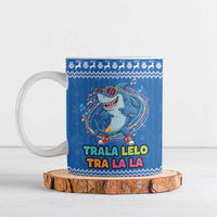 Brainrot Tralalero Tralala Shark Ceramic Mug Christmas Funny - Wonder Print Shop