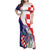 Croatia Hrvatska Checkerboard Family Matching Off Shoulder Maxi Dress and Hawaiian Shirt Coat Of Arms With Iris Croatica