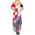 Croatia Hrvatska Checkerboard Family Matching Summer Maxi Dress and Hawaiian Shirt Coat Of Arms With Iris Croatica