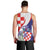 Croatia Hrvatska Checkerboard Men Tank Top Coat Of Arms With Iris Croatica