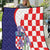 Croatia Hrvatska Checkerboard Quilt Coat Of Arms With Iris Croatica