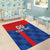 Custom Croatia Football Area Rug Hrvatska Nogometna Reprezentacija