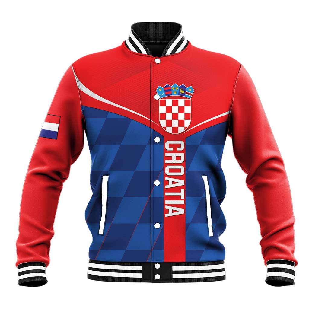 Custom Croatia Football Baseball Jacket Hrvatska Nogometna Reprezentacija