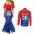 Custom Croatia Football Couples Matching Mermaid Dress and Long Sleeve Button Shirt Hrvatska Nogometna Reprezentacija