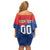 Custom Croatia Football Family Matching Off Shoulder Short Dress and Hawaiian Shirt Hrvatska Nogometna Reprezentacija