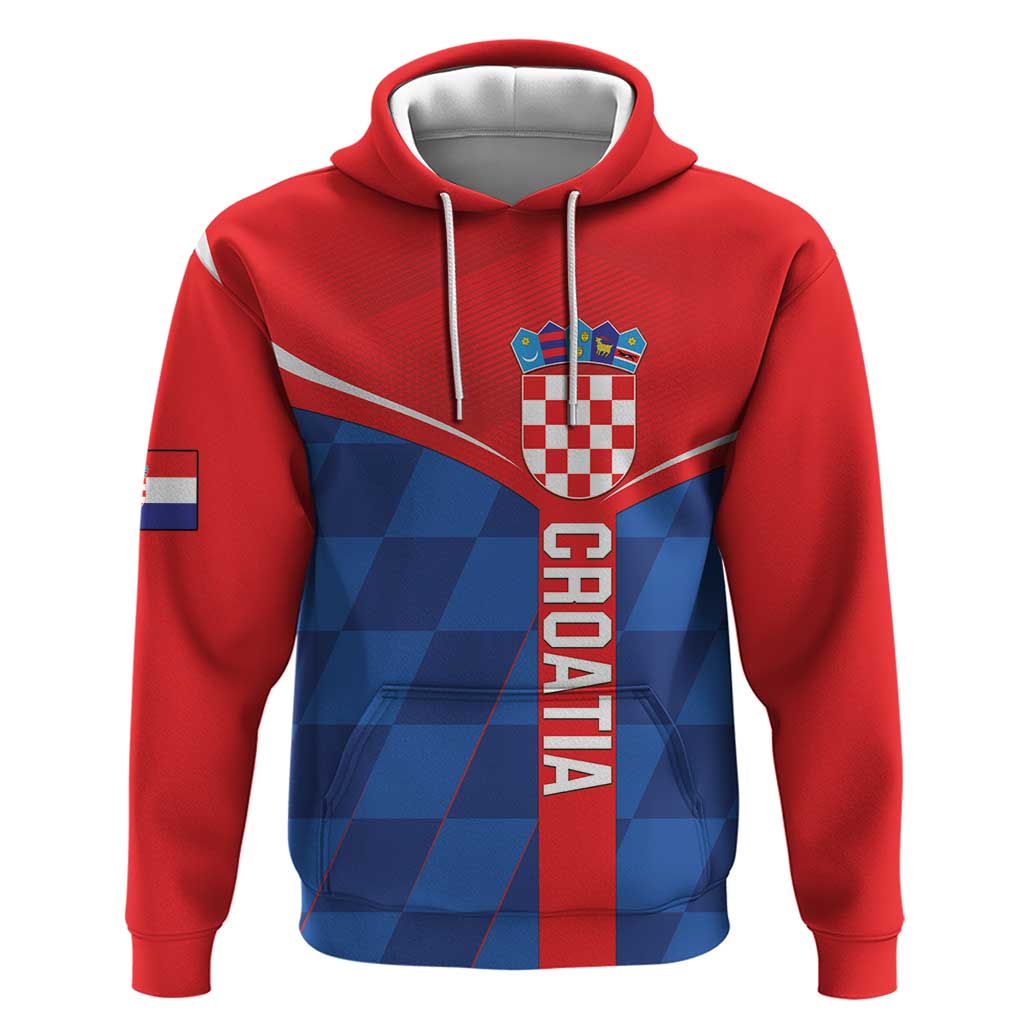 Custom Croatia Football Hoodie Hrvatska Nogometna Reprezentacija