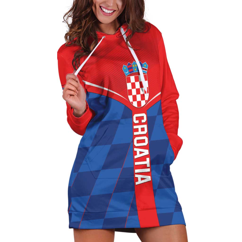 Custom Croatia Football Hoodie Dress Hrvatska Nogometna Reprezentacija