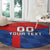 Custom Croatia Football Round Carpet Hrvatska Nogometna Reprezentacija