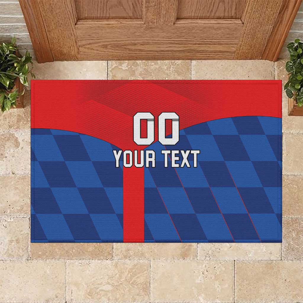 Custom Croatia Football Rubber Doormat Hrvatska Nogometna Reprezentacija