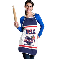 USA Ice Hockey Apron American Eagle Spirit White Version