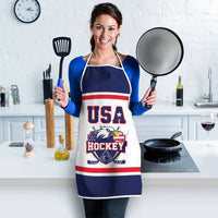 USA Ice Hockey Apron American Eagle Spirit White Version