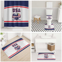USA Ice Hockey Bathroom Set American Eagle Spirit White Version