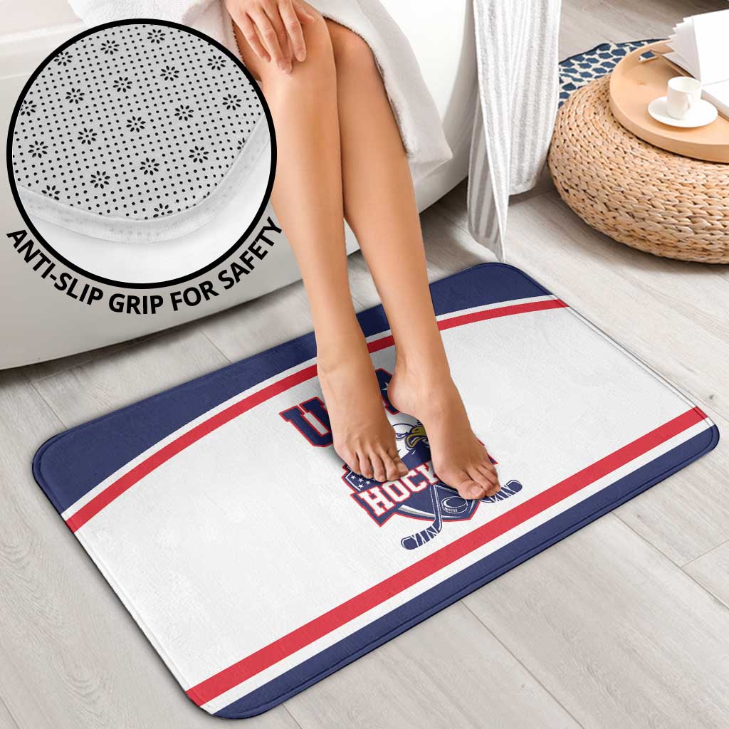 USA Ice Hockey Bathroom Set American Eagle Spirit White Version