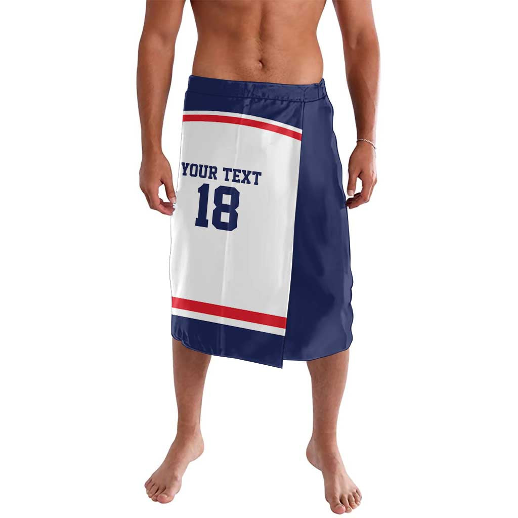 USA Ice Hockey Custom Lavalava American Eagle Spirit White Version