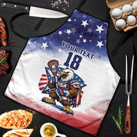 Custom USA Lacrosse Apron American Eagle Mascot