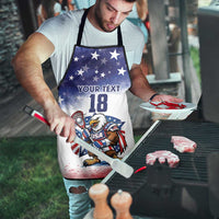Custom USA Lacrosse Apron American Eagle Mascot