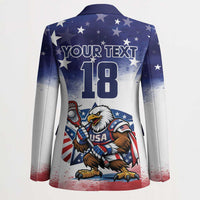 Custom USA Lacrosse Blazer American Eagle Mascot