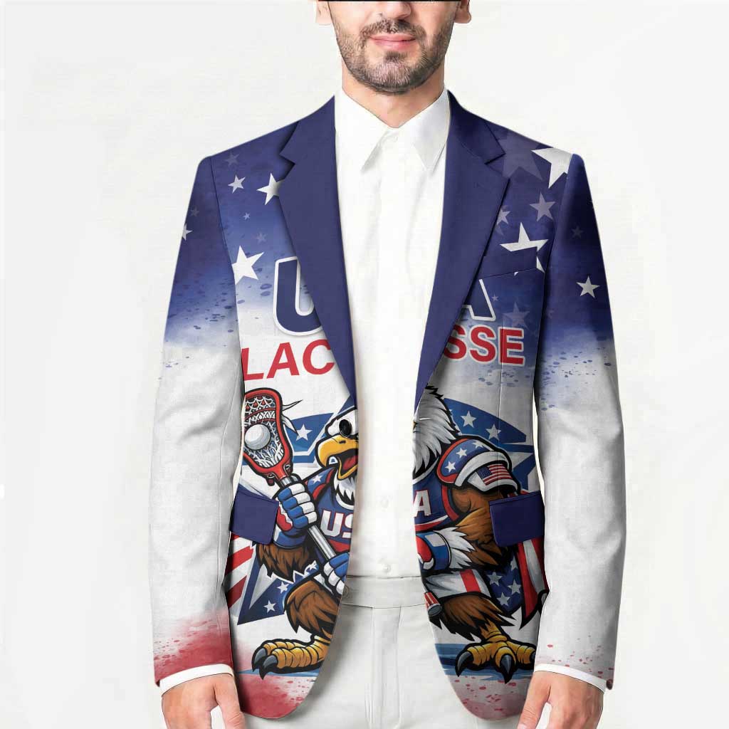 Custom USA Lacrosse Blazer American Eagle Mascot