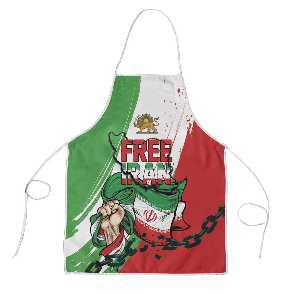 Free Iran Lion and Sun Apron Persian Freedom Protest