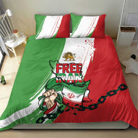 Free Iran Lion and Sun Bedding Set Persian Freedom Protest