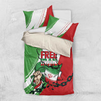 Free Iran Lion and Sun Bedding Set Persian Freedom Protest